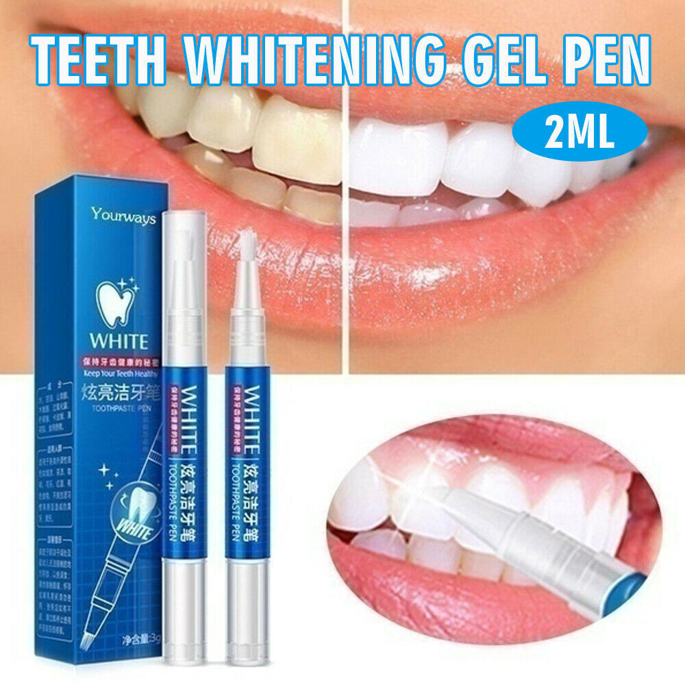 Teeth Whitening Gel Pen - 치아 미백 젤, 얼룩 제거제, 치아
