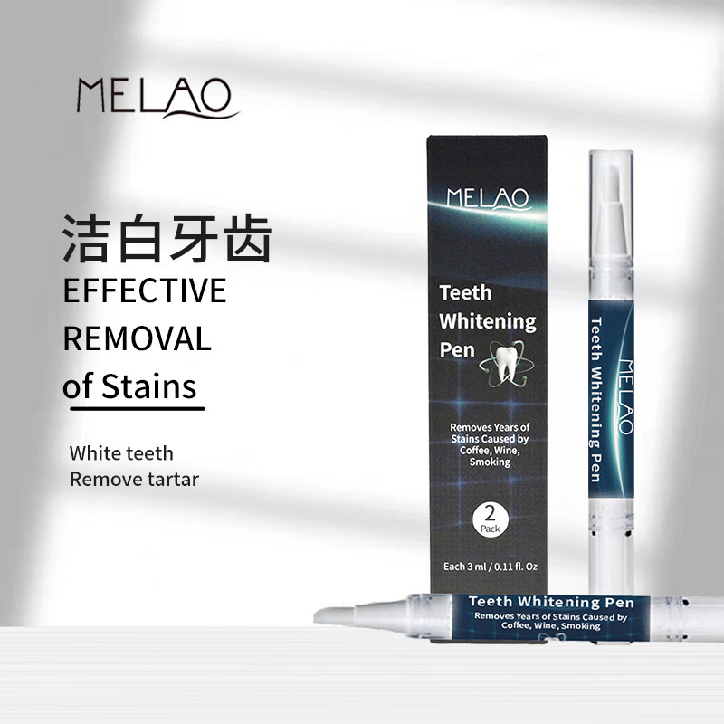 Teeth Whitening Gel Pen - 2개입 전문가용 치아 미백 젤 펜