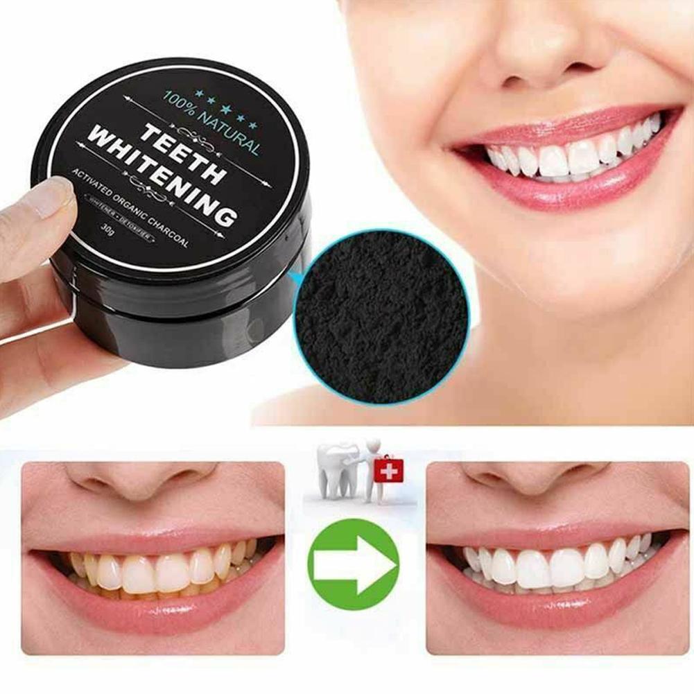 Whitening Powder Activated - 활성 유기농 숯가루 치아 미백 강화