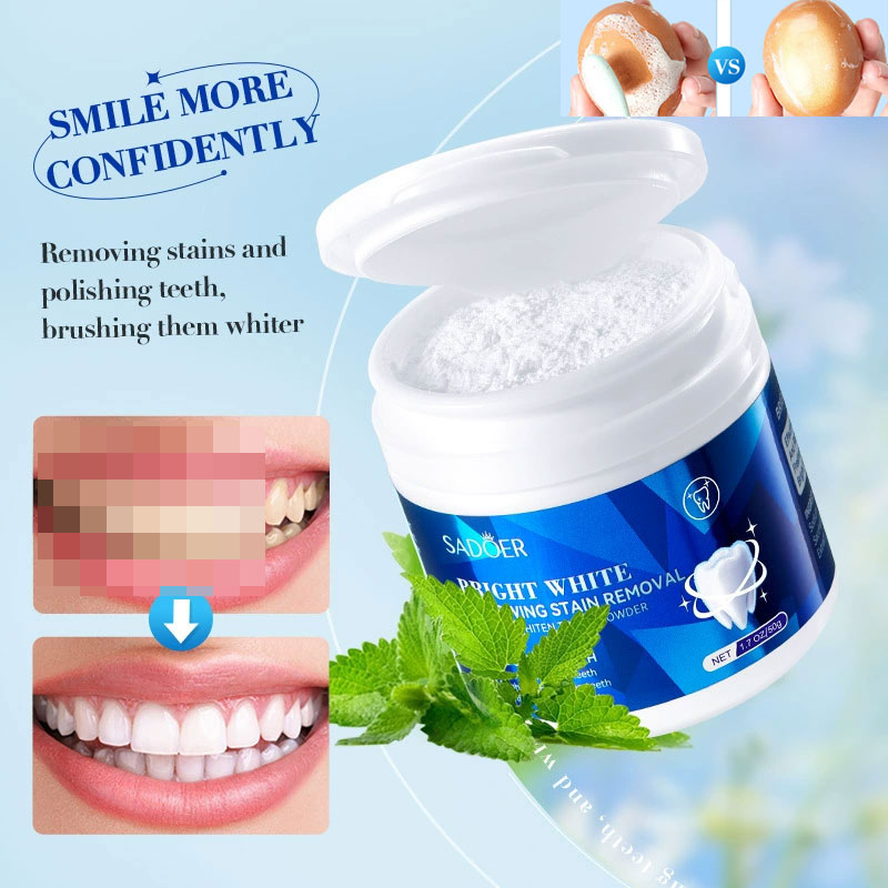Teeth Whitening Baking Soda - 치아 미백 파우더 표백 노란색 치아