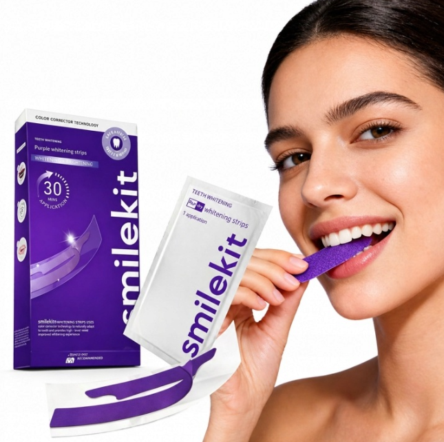 Teeth Whitening Crest - 7/14 쌍 치아 패치 세트 SmileKit