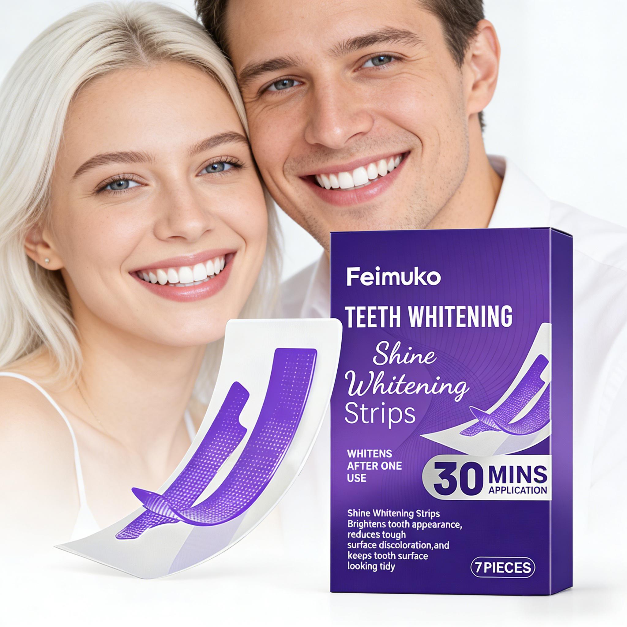 Teeth Whitening Flash - 치아 미백 스트립은 민감성 감소를 도와