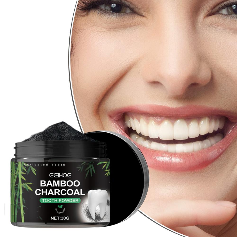 Whitening Powder Activated - 치아 미백 파우더, 활성탄 치아 딥