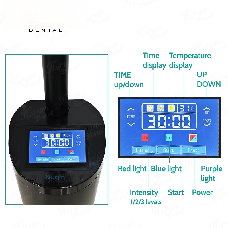 80W 리프트형 치과용 냉광 램프 블루 컬러 터치스크린 - Teeth Whitening Flash 리뷰 및 가격