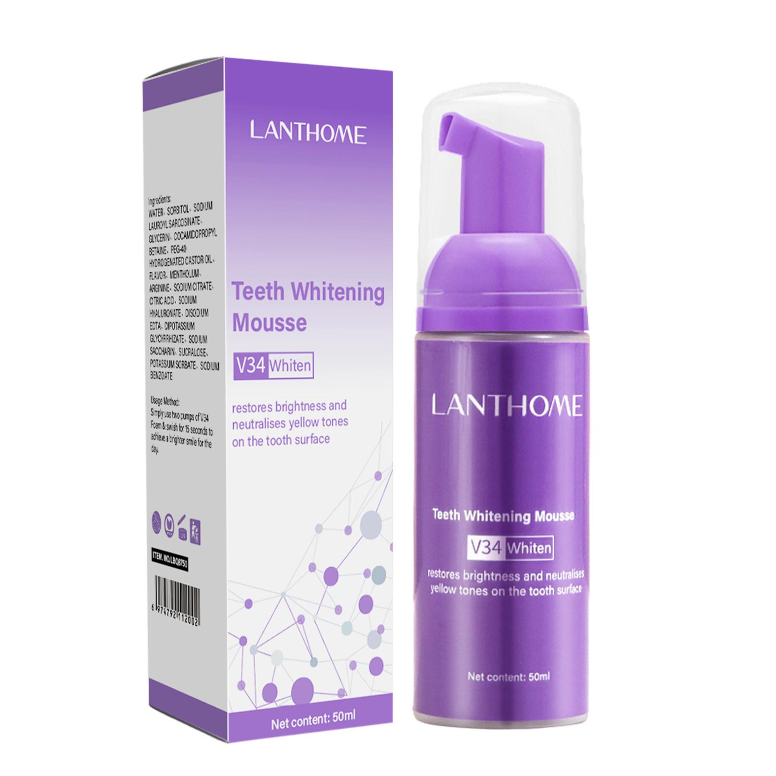 V34 무스 치아 청소 치약 효과적인 브라이트닝 치아  - Teeth Whitening Crest 리뷰 및 가격