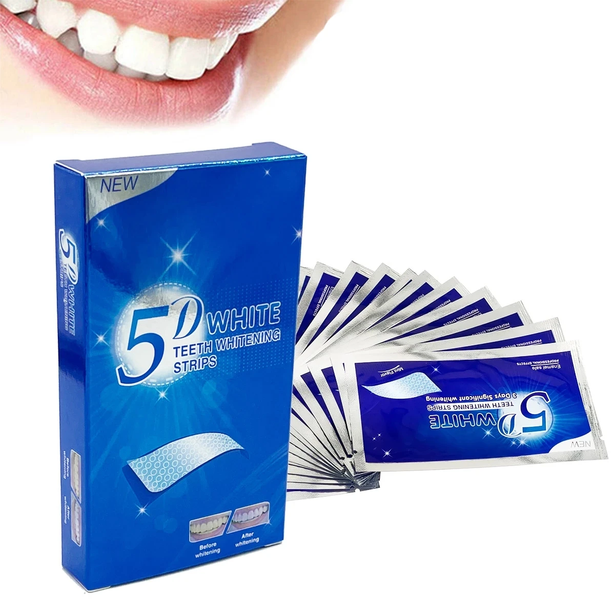 화이트 투스 치아 구강 위생 케어 스트립 가짜 치아 베 - Teeth Whitening Hydrogen Peroxide 리뷰 및 가격