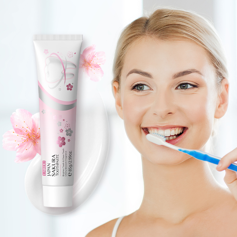 라이코우 일본 벚꽃 치약 미백 얼룩 제거 상쾌한 숨 치 - Teeth Whitening Japan 리뷰 및 가격