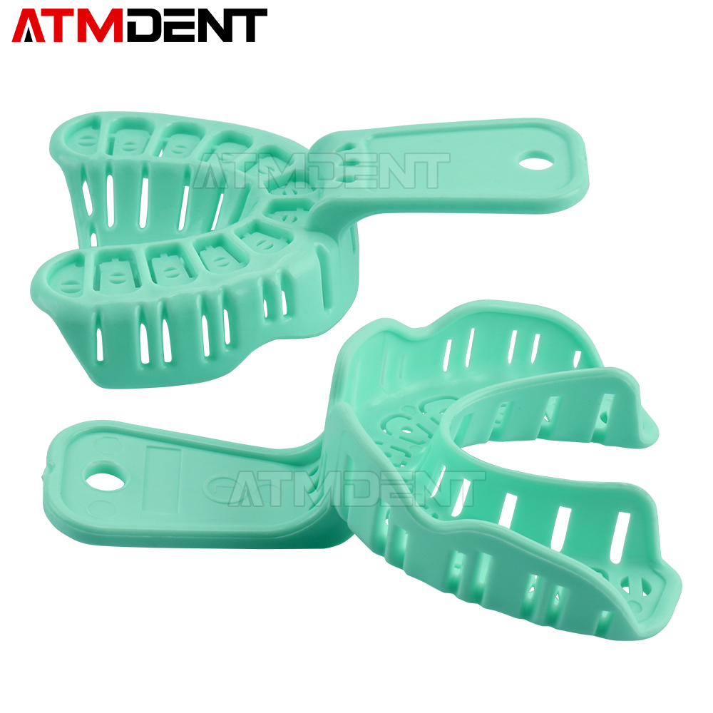 6 개/대 치과 인상 플라스틱 트레이 S/M/L 치과  - Teeth Whitening Trays 리뷰 및 가격