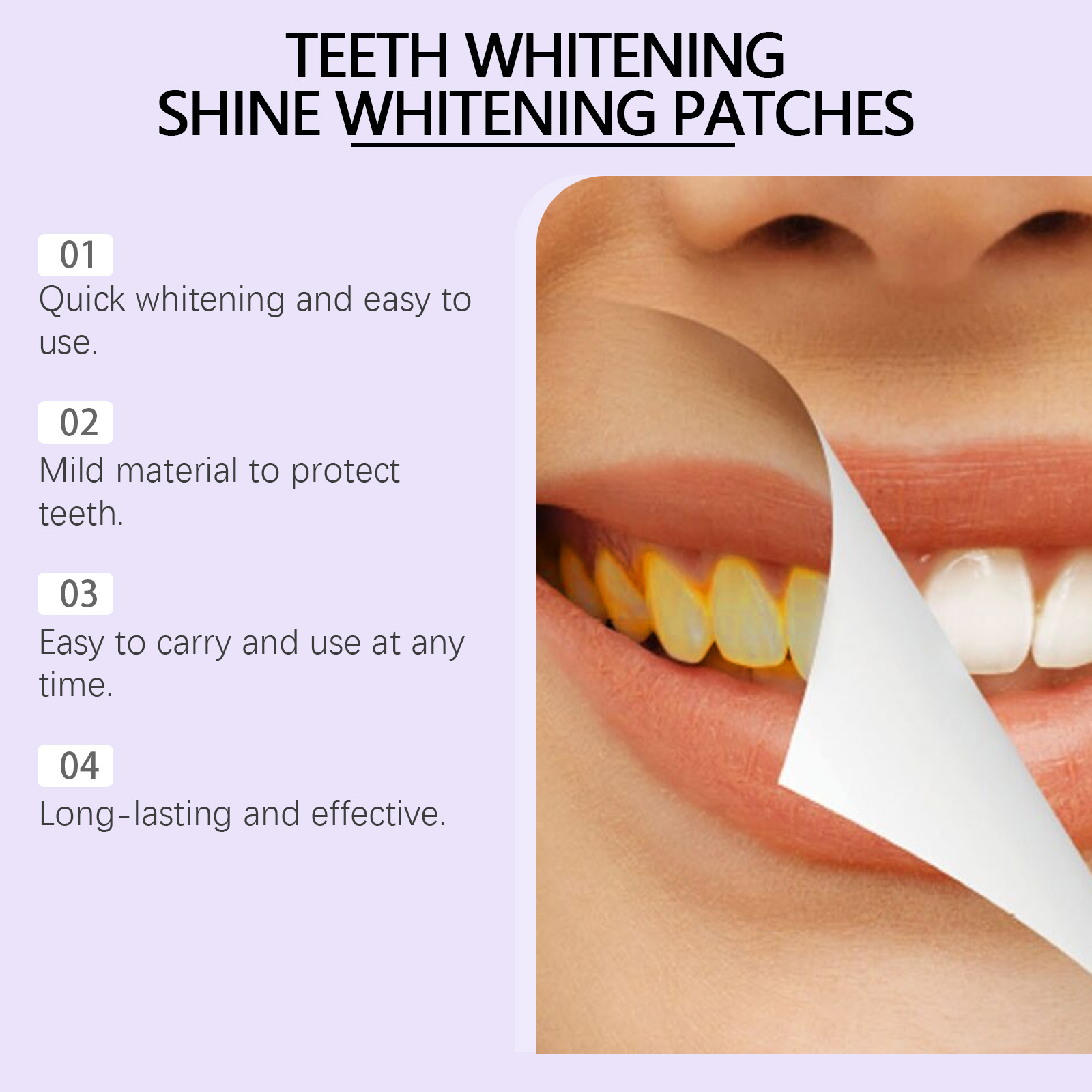 보라색 치아 미백 스트립 – 플라크 및 얼룩 제거, 치 - Teeth Whitening Flash 리뷰 및 가격