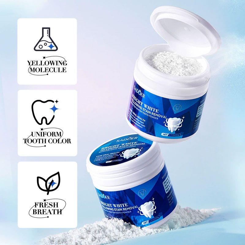 치아 미백 파우더 표백 노란색 치아 얼룩 플라크 제거  - Teeth Whitening Baking Soda 리뷰 및 가격