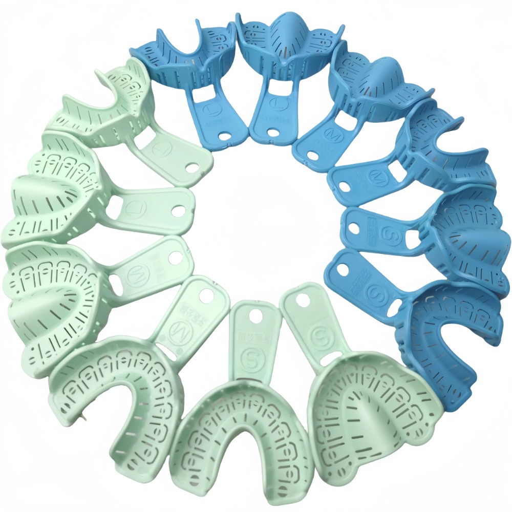 6 개/대 치과 인상 플라스틱 트레이 S/M/L 치과  - Teeth Whitening Trays 리뷰 및 가격