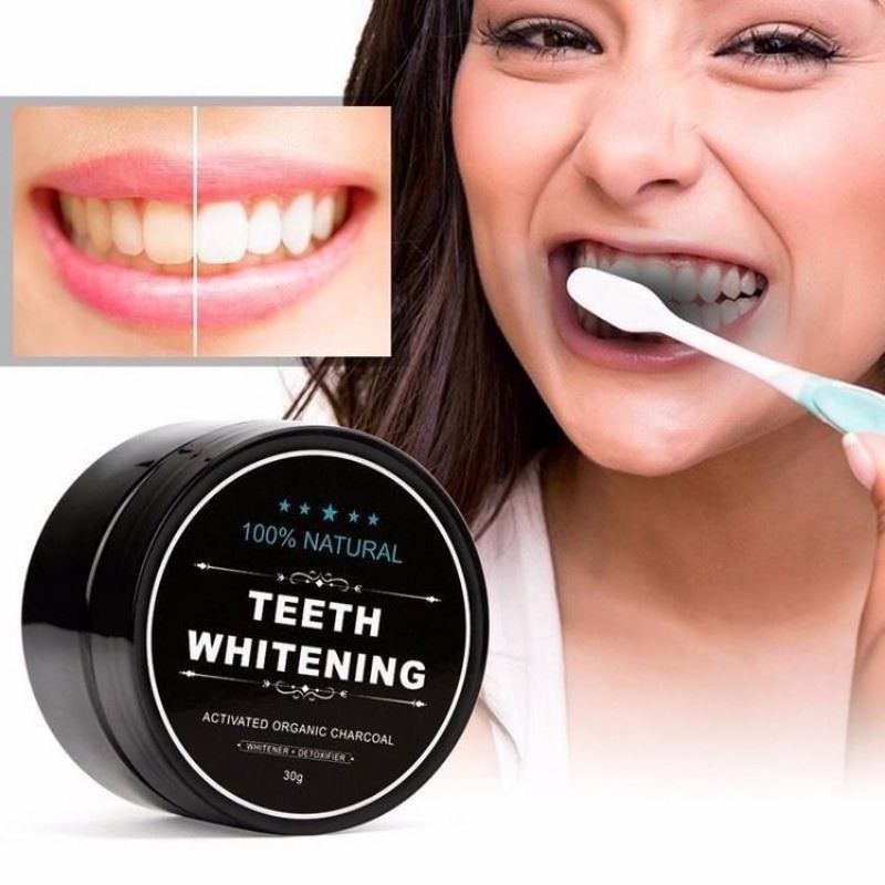 활성탄 치아 미백 파우더 1박스, 숯 치아 클리닝 파우 - Whitening Powder Activated 리뷰 및 가격
