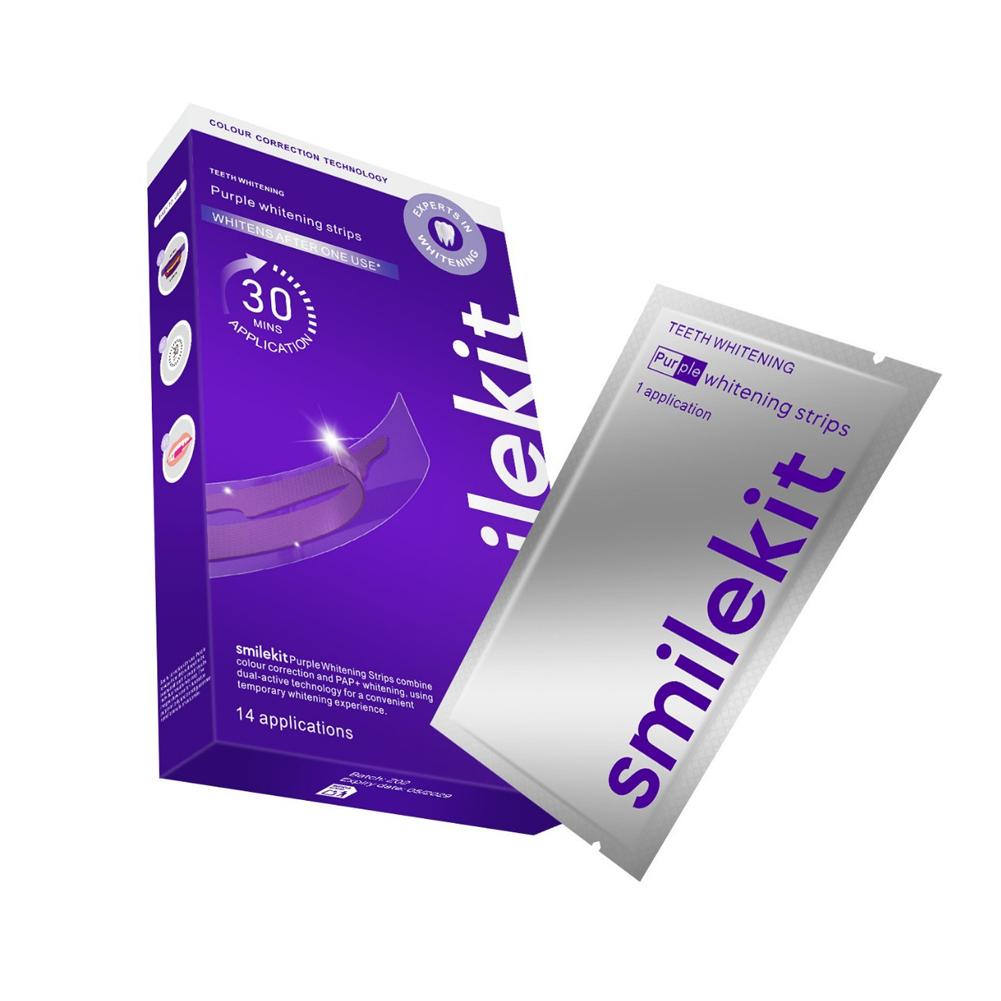  스마일킷 치아 미백 스트립 퍼플 V34 얼룩 제거  - Teeth Whitening Crest 리뷰 및 가격