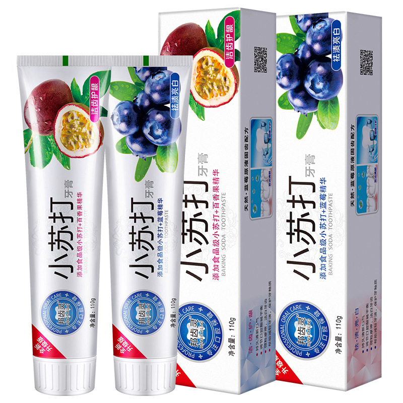 과일 맛 베이킹 소다 치약, 강력한 오염 제거 미백 치 - Teeth Whitening Baking Soda 리뷰 및 가격
