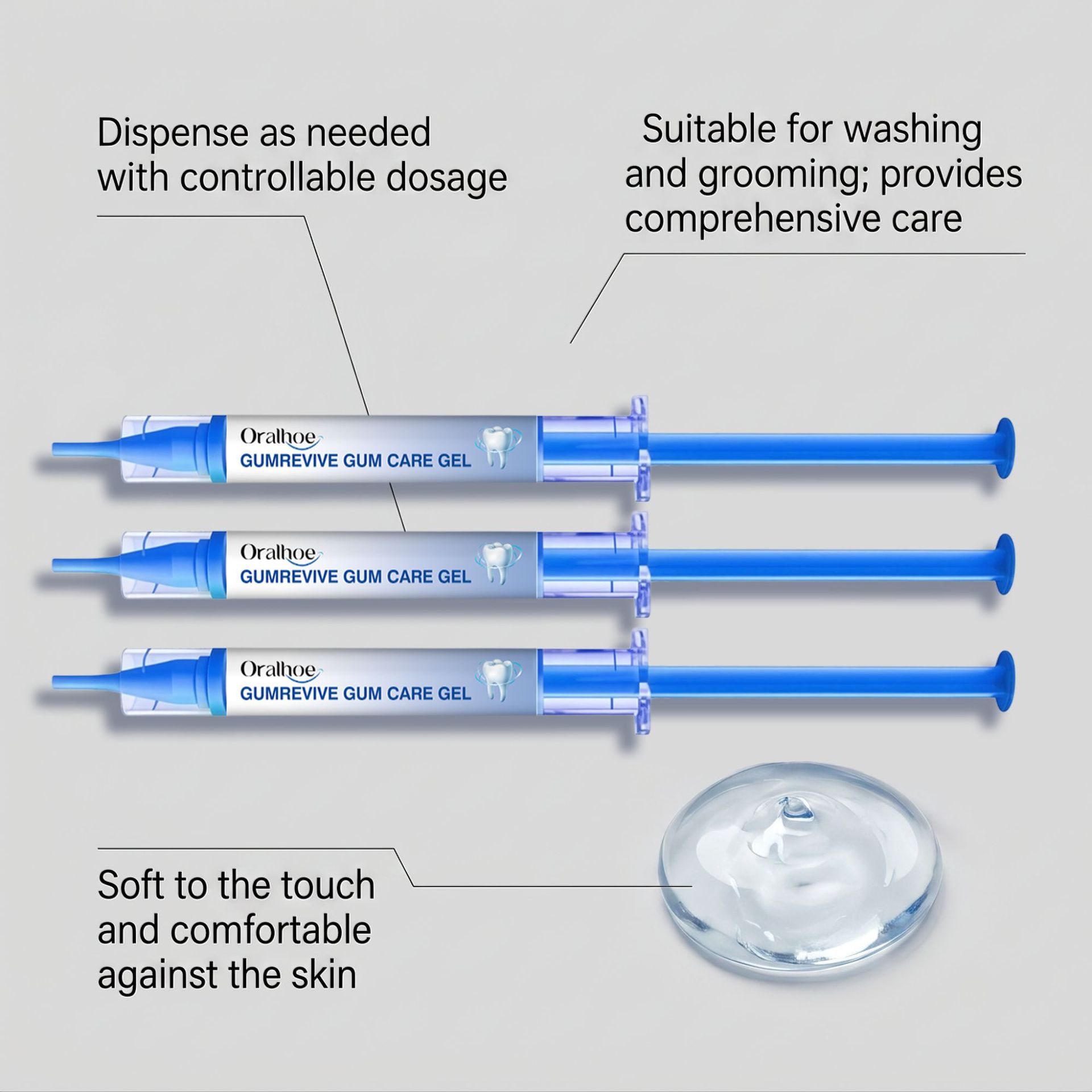 구강 관리 젤 3개입 잇몸 세척 주사기 키트, 매일 가 - Teeth Whitening Hydrogen Peroxide 리뷰 및 가격