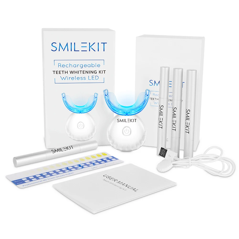 치과 치아 미백 키트 미니 16 LED 콜드 라이트 3 - Teeth Whitening Gel Pen 리뷰 및 가격