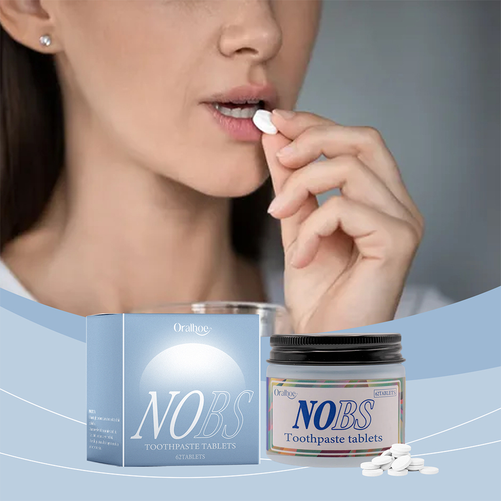 NOBS 치약 정제 - 나노 하이드록시인회석, 무불화물 - Teeth Whitening Baking Soda 리뷰 및 가격