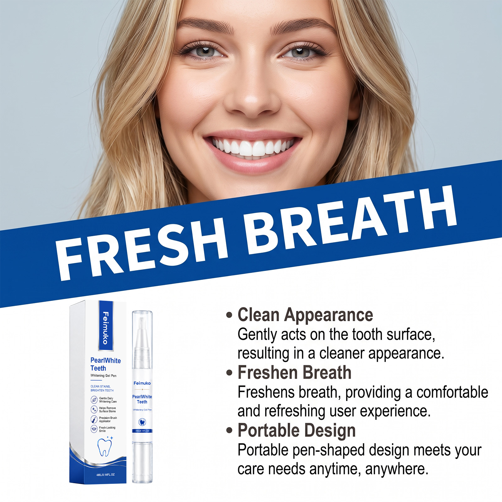 휴대용 치아 미백 젤 펜 얼룩 제거 정밀 브러쉬 부드러 - Teeth Whitening Gel Pen 리뷰 및 가격